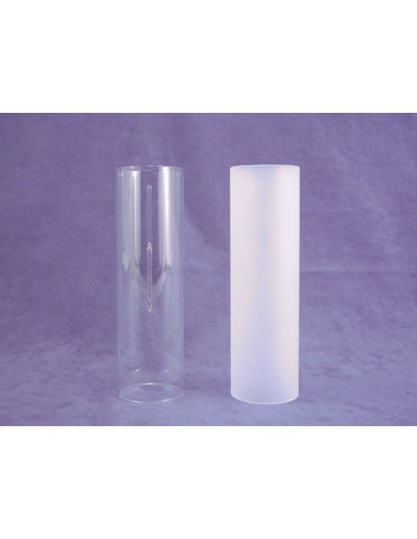 Lamp glass, clear, for Passenger/Ship's lamps, ø42x140mm, E.S. Sørensen
