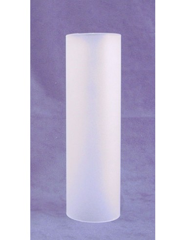 Lamp glass, matt, for Passenger/Ship's lamps, ø42x140mm, E.S. Sørensen