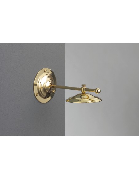 Smoke Bell, adjustable, polished and lacquered brass, E.S. Sørensen — 3