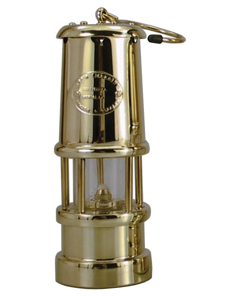 Lámpara de minero, latón, 170mm