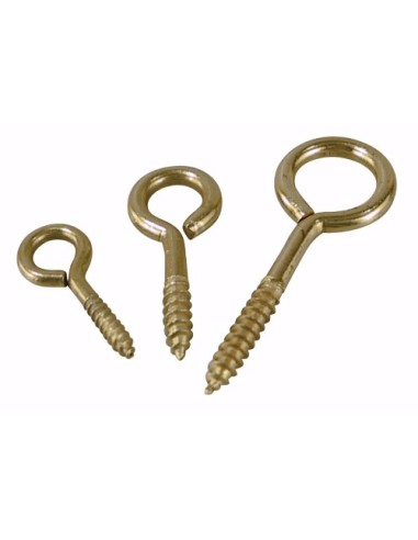 Eyelet, brass, ø12mm hole, length 50mm, 10 pcs.