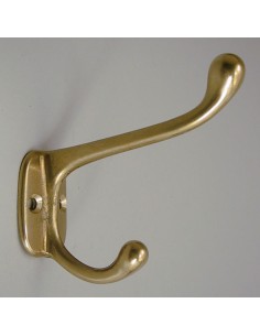 Hook, brass, 5 pcs.