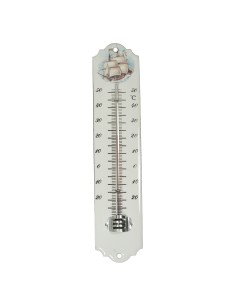 Termómetro esmaltado 25 cm, veleros surtidos