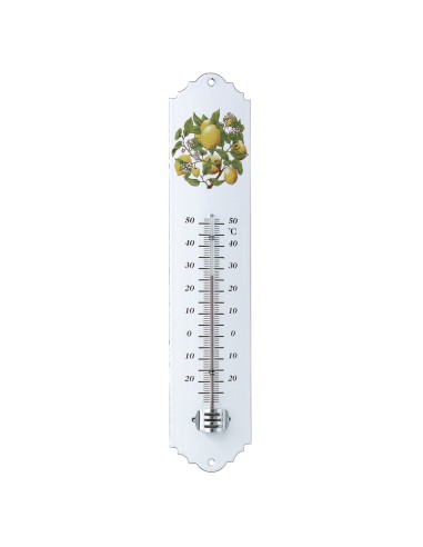 Enamel thermometer 30 cm, citrus