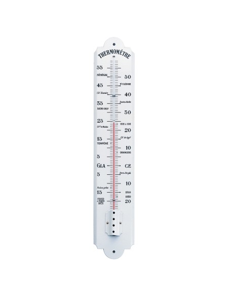 Enamel thermometer 50 cm, French writing