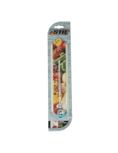 Termómetro esmaltado 30 cm, verduras