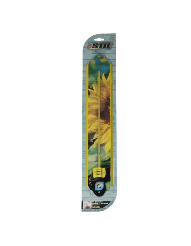 Enamel thermometer 50 cm, sunflower