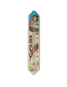 Enamel thermometer 50 cm, "Savon de Marseille"