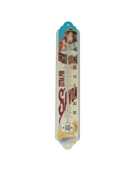 Termómetro esmaltado 50 cm, "Savon de Marseille"