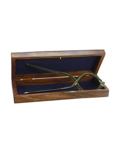 Single hand divider in wooden gift box, 7''/18cm