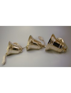 Ships bell with nautical rope, 6'', ø153mm, 1,65kg, made in India 2