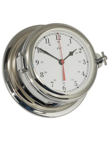Reloj de barco, Midi ø155, latón cromado, números árabes