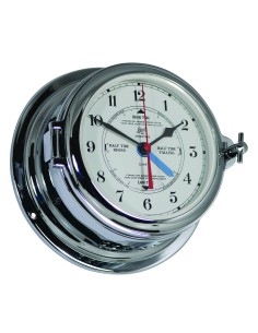 Reloj de hora y mareas, Midi ø155mm, latón cromado, números árabes