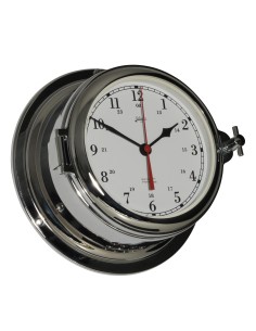 Reloj de barco con campanas, Midi ø155, latón cromado, números romanos 2