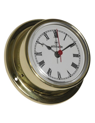 Clock, ø71mm, brass, Altitude
