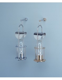 Fyrskib classic, polished, lacquered brass and stainless steel 2