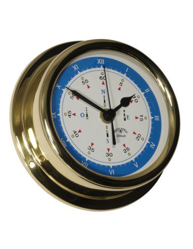 Reloj de barco, 150mm, latón, Cardinals, Altitude