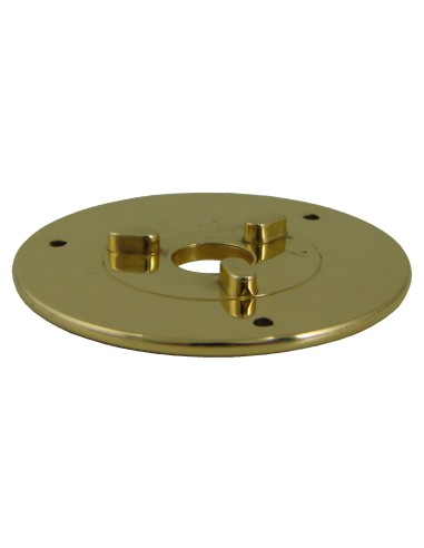 Porthole tealight lamp, lacquered brass/stainless steel, design Peter Seidelin Jessen — 2