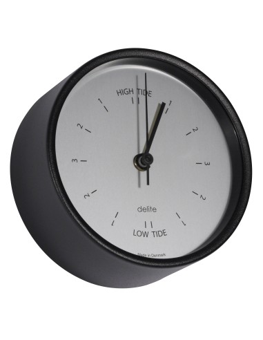 Reloj de mareas, Clausen, caja negra, esfera satinada