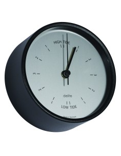 Tide clock, Clausen, black case/sateen dial 2