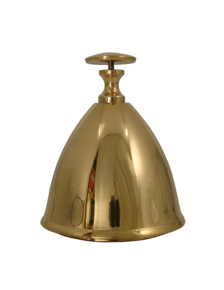 Campanilla de mesa, Tom Stepp, latón, 134mm x ø115mm, peso 1 kg
