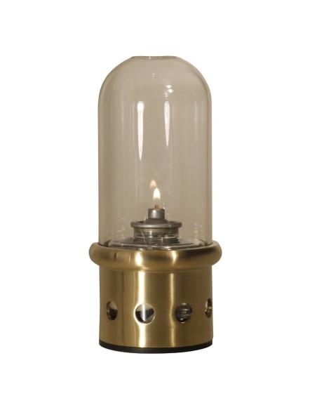 Restaurant lamp "Fyrtårn II", brass coloured brushed stainless steel, design Peter Seidelin Jessen