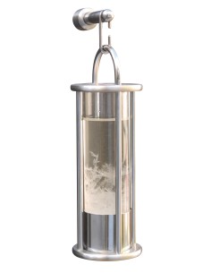 Peter's Stormglass, brushed stainless steel, design Peter Seidelin Jessen