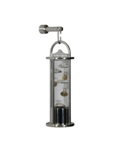 Peter's Galileiglass, brushed stainless steel, design Peter Seidelin Jessen