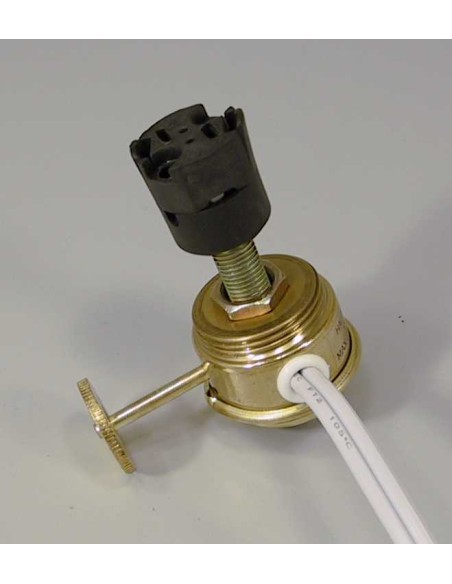 Convertidor 6, latón, halógeno G4, clavija DIN, para passenger/ships/galley/captain's/pilot's/classic lamps