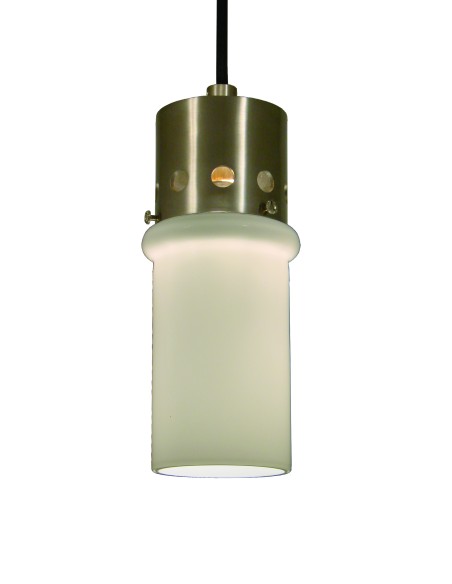 Tubelite pendant, opalescent lamp shade, G9