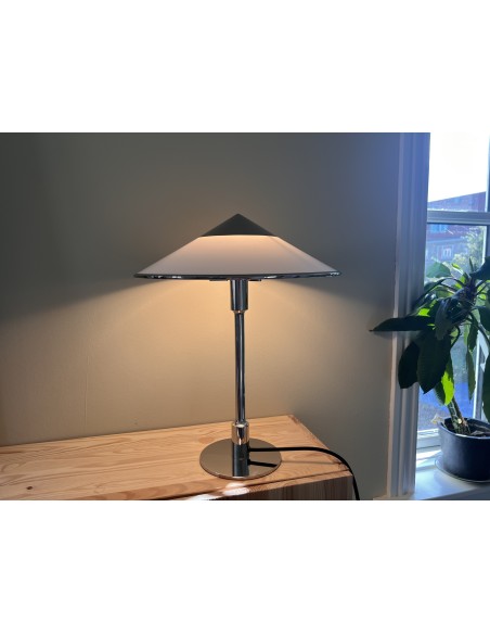 Lámpara de mesa Kongelys, acero inoxidable pulido — 3