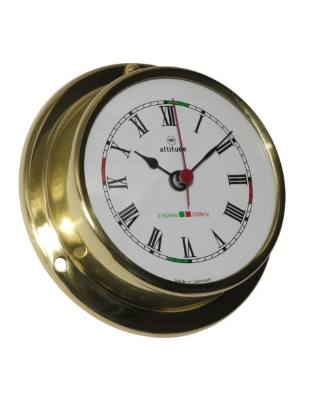 Reloj de barco, 97mm, latón, periodos de silencio radio, Altitude