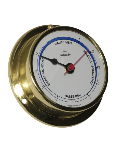Tide Indicator (Indicator Maree), 97mm, brass, French dial, Altitude