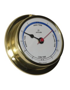 Indicador de mareas, 97mm, latón, esfera inglesa, Altitude