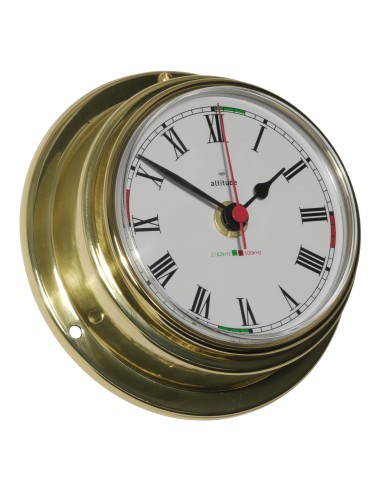 Clock, 127mm, brass, radio silence periods, frontwards access, Altitude