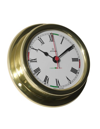 Reloj con periodos de silencio radio, 127mm, latón, Altitude