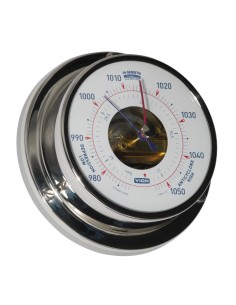 Barometer, polished stainless steel, ø97mm, hi sensitiv, with wall mount, VION