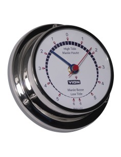 Tide indicator, polished stainless steel, ø97mm, multi-language dial, with wall mount, VION