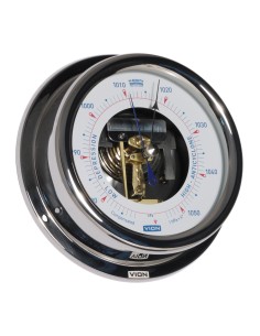Barómetro de esfera abierta, Hi-Sensitiv, acero inoxidable pulido, ø150 mm, VION