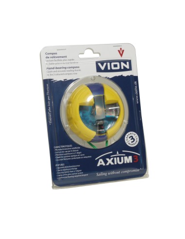 Brújula de marcación AXIUM3, amarilla, VION — 4