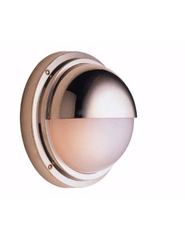 Lámpara de pared con media pantalla, cristal claro, ø240mm — 2