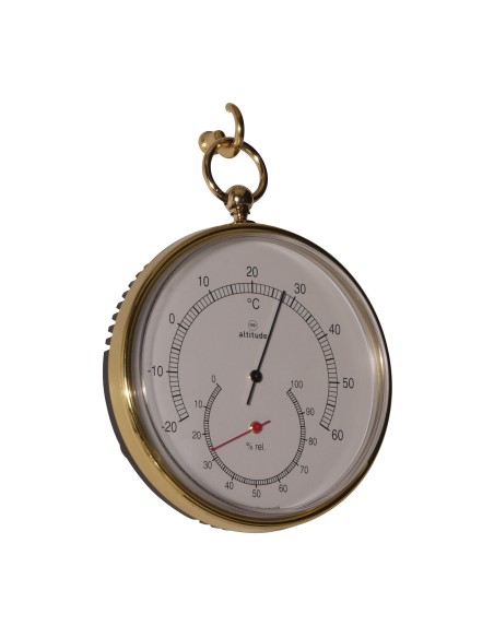 Termohigrómetro, Pocket Watch, esfera blanca, Altitude — 2