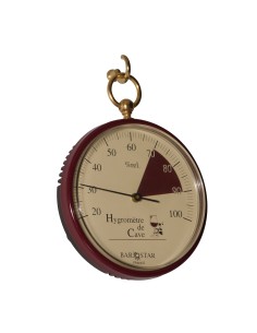 Higrómetro, Pocket Watch, rojo vino, francés, Barostar