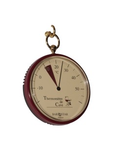 Termómetro, Pocket Watch, rojo vino, francés, Barostar