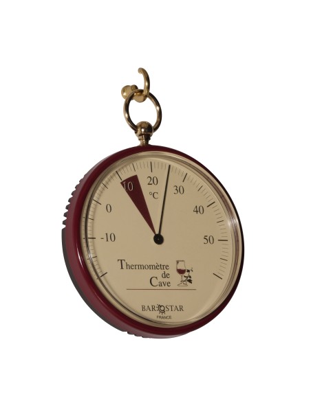 Termómetro, Pocket Watch, rojo vino, francés, Barostar
