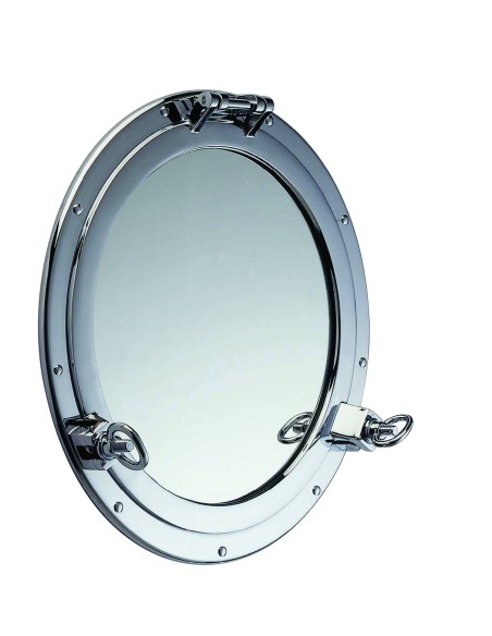 Porthole mirror, chromium plated brass, ø260mm