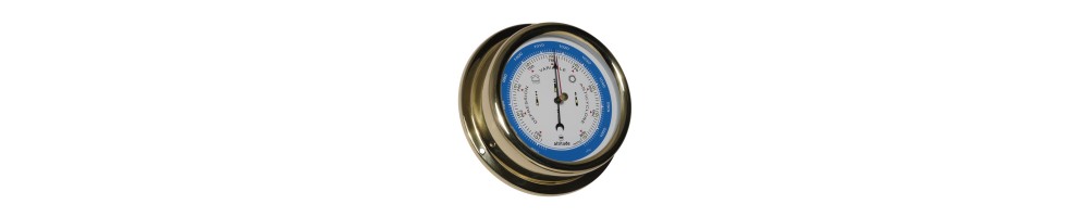 Marine barometers in brass — Schatz 1881, VION, Altitude
