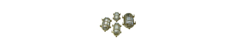 Brass bulkhead lamps — Foresti & Suardi