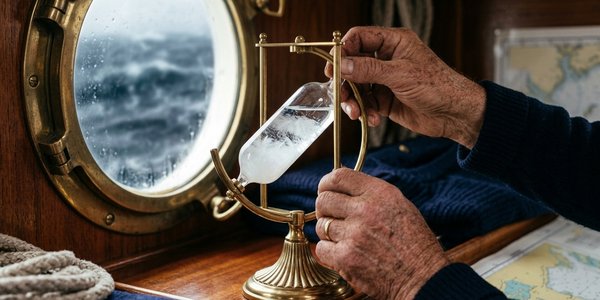 Cómo funciona un vaso de tormenta (storm glass)