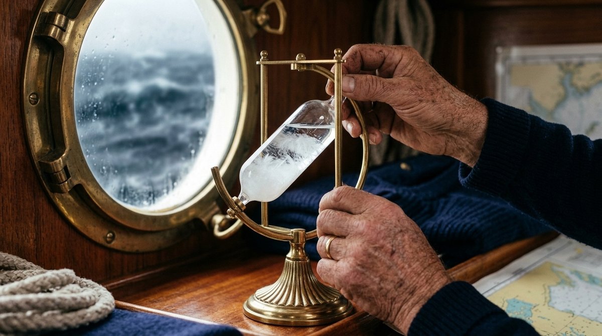 Cómo funciona un vaso de tormenta (storm glass)
